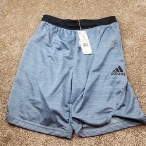 Adidas Mens M Axis Knit 3.0 Training Shorts Magic Grey Blue HK0025 Small NWT